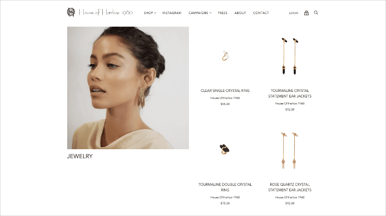 House of Harlow website