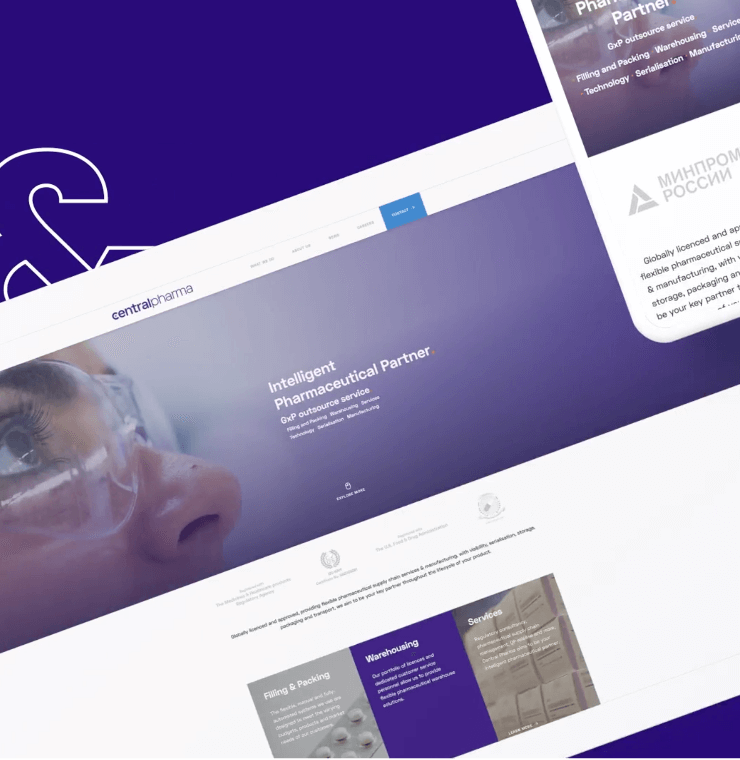 Central Pharma – Website design