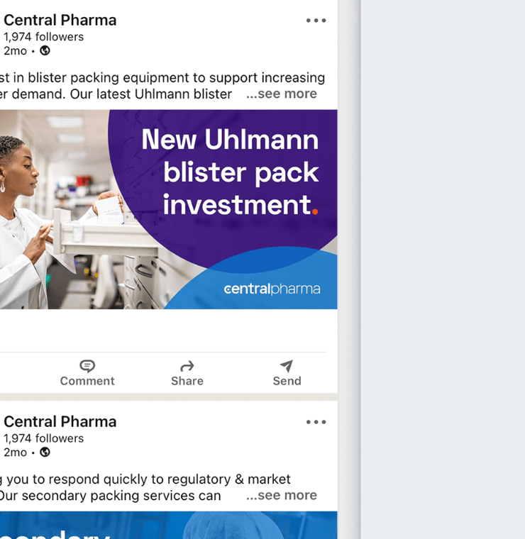 Central Pharma – LinkedIn Banners