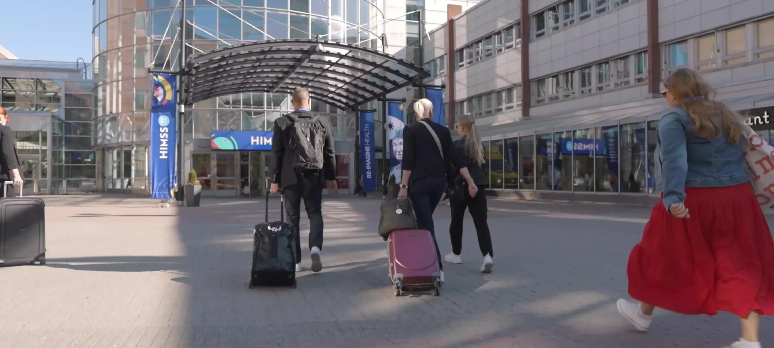 Entrance to the 2022 HIMSS European Health Conference