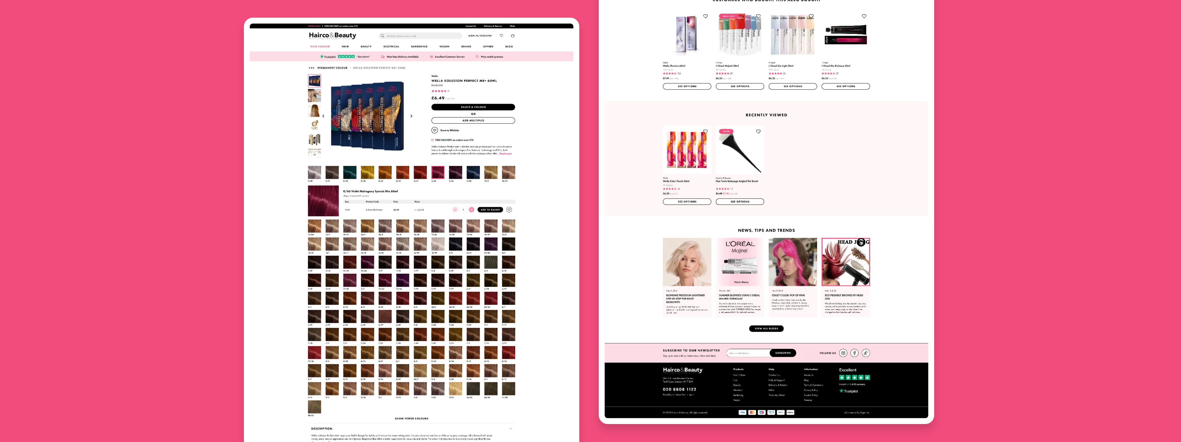 Hairco & Beauty website