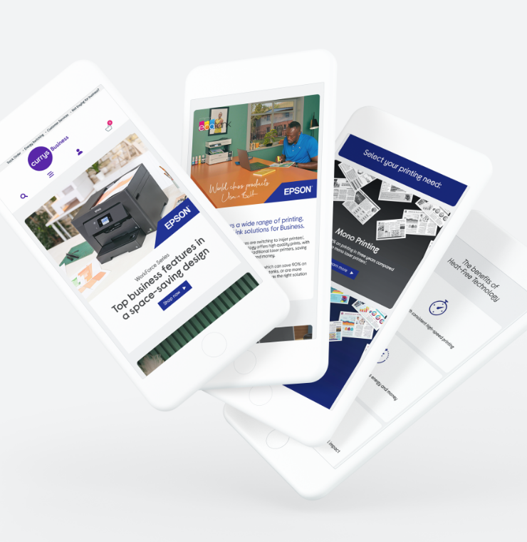 Epson – Currys Landing Pages